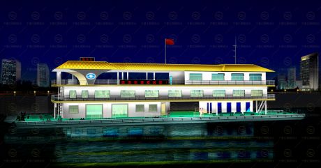 武汉长江趸船照明工程
