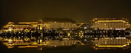 武汉天屿湖假日酒店亮化工程